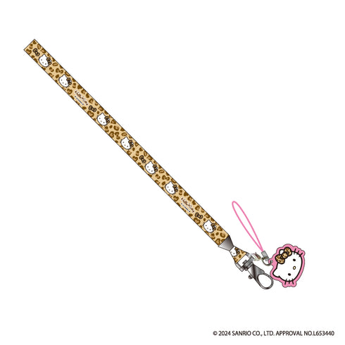 『ハローキティ』HELLO KITTY 2024 GOGOギャル COLLECTION 90s ネックストラップ ヒョウ